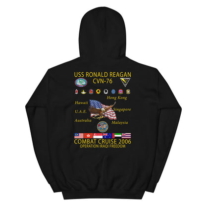 USS Ronald Reagan (CVN-76) 2006 Cruise Hoodie