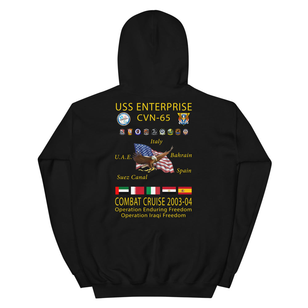 USS Enterprise (CVN-65) 2003-04 Cruise Hoodie