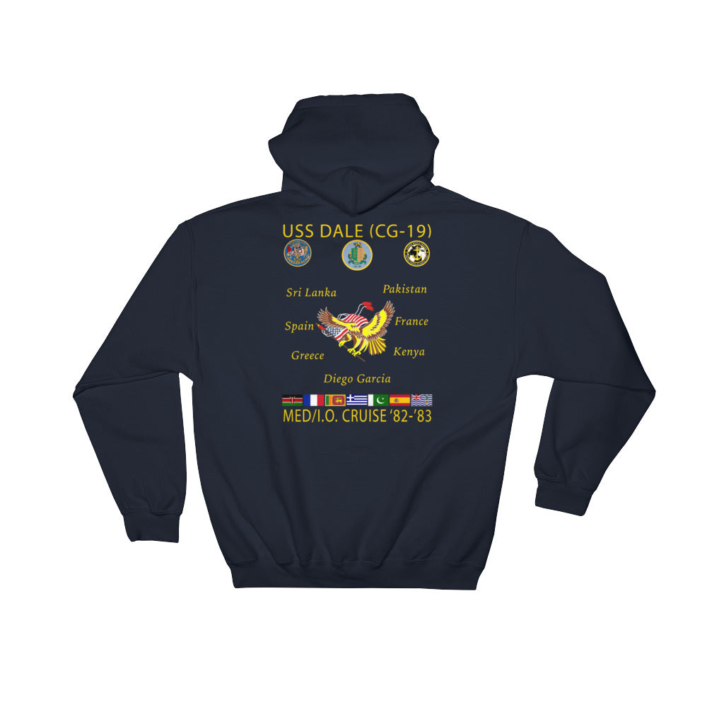 USS Dale (CG-19) 1982-83 Cruise Hoodie