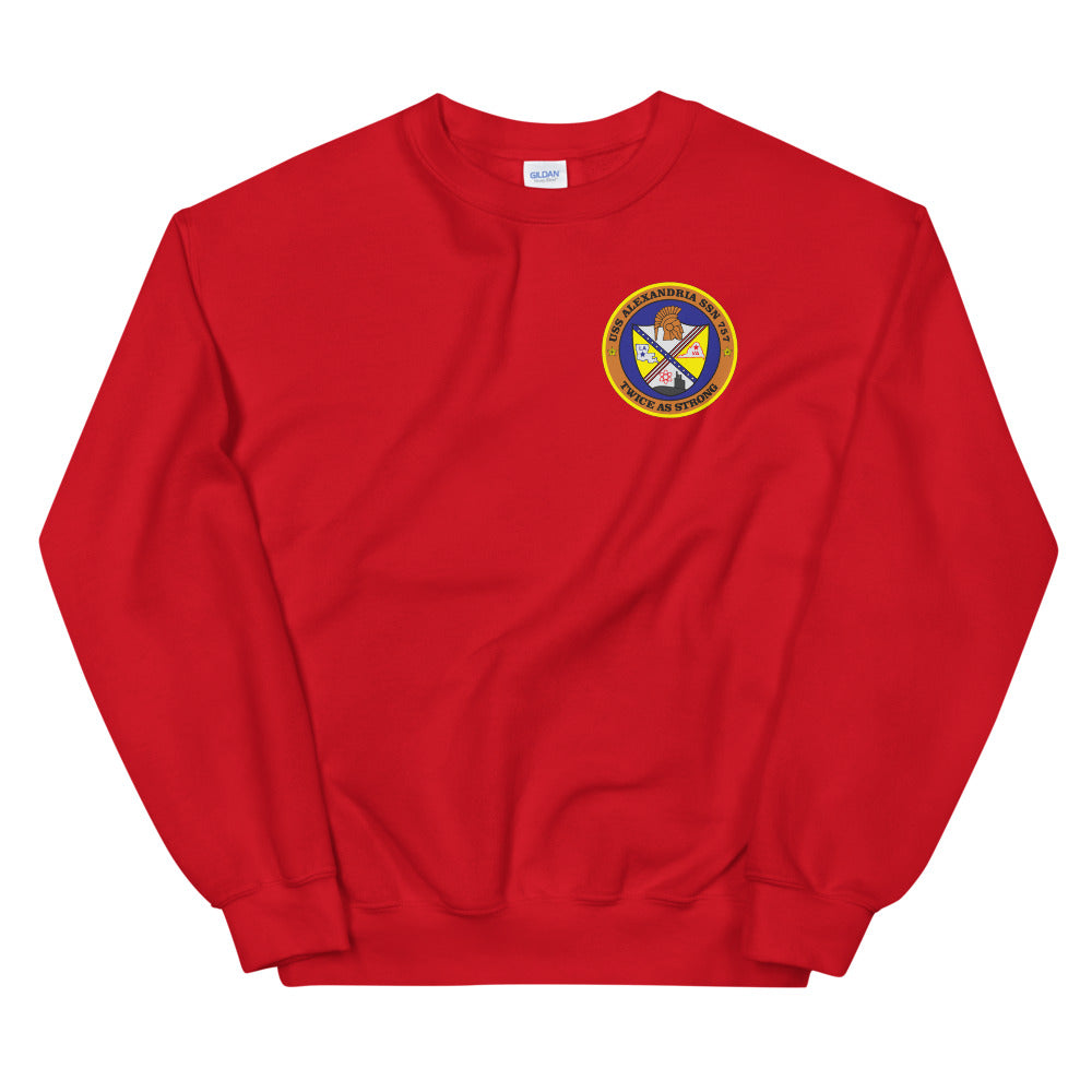 USS Alexandria (SSN-757) Ship's Crest Sweatshirt