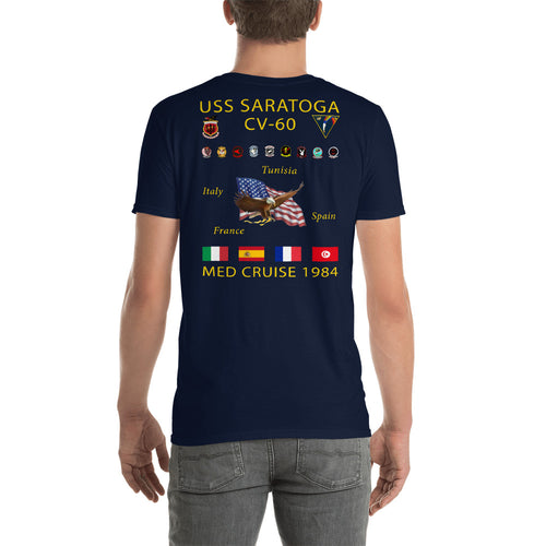 USS Saratoga (CV-60) 1984 Cruise Shirt