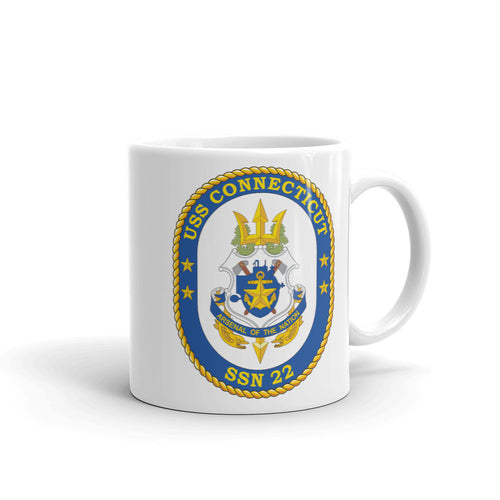 USS Connecticut (SSN-22) Ship's Crest Mug