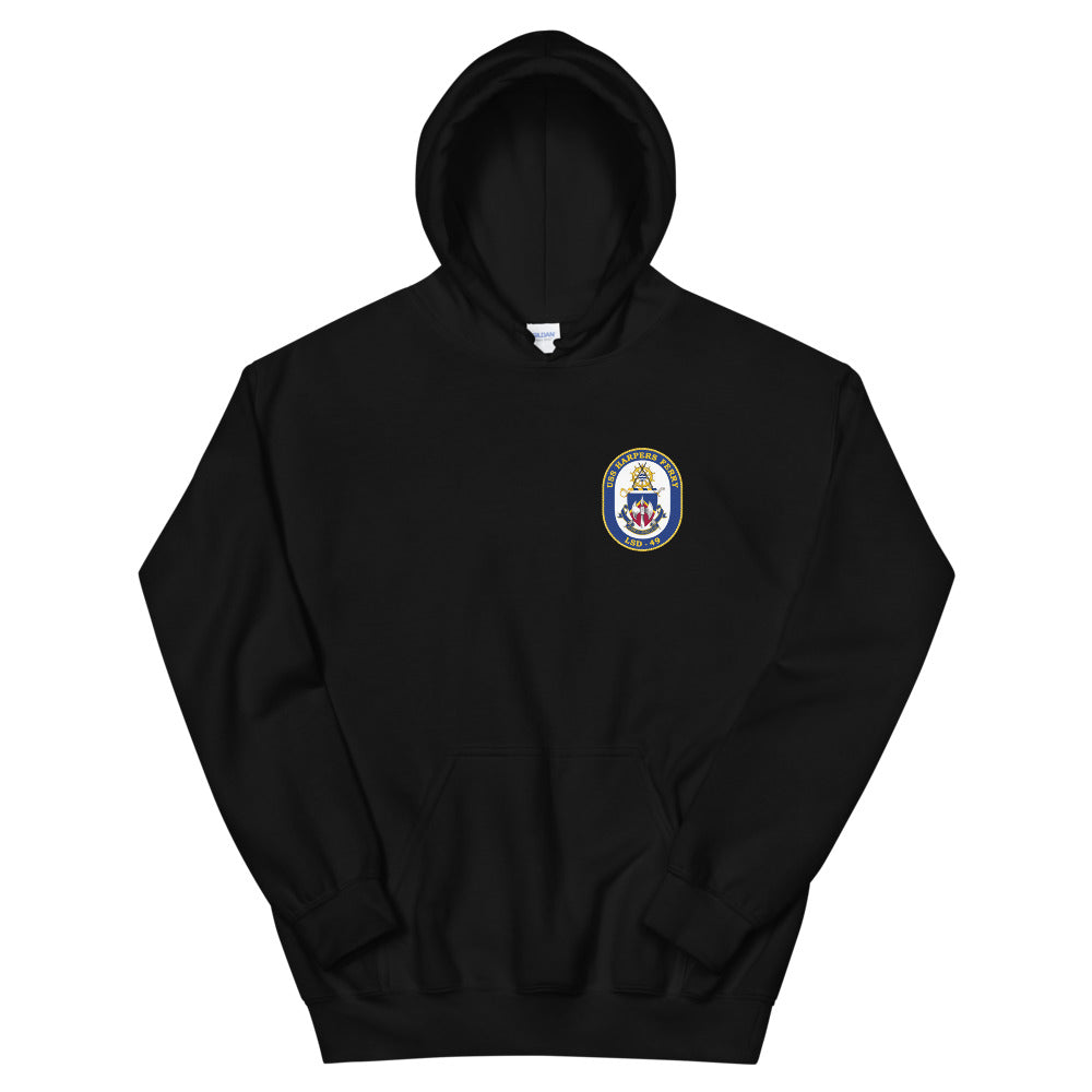 USS Harpers Ferry (LSD-49) Ship's Crest Hoodie