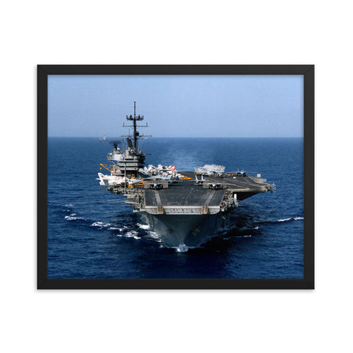 USS Saratoga (CV-60) Framed Ship Photo