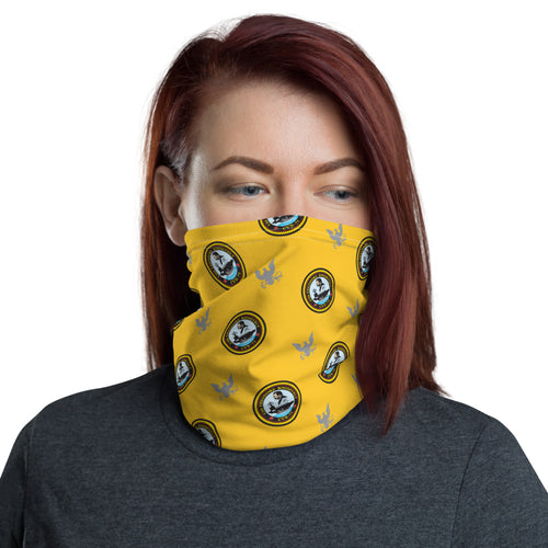 USS Theodore Roosevelt (CVN-71) w/ Eagle Neck Gaiter - Gold