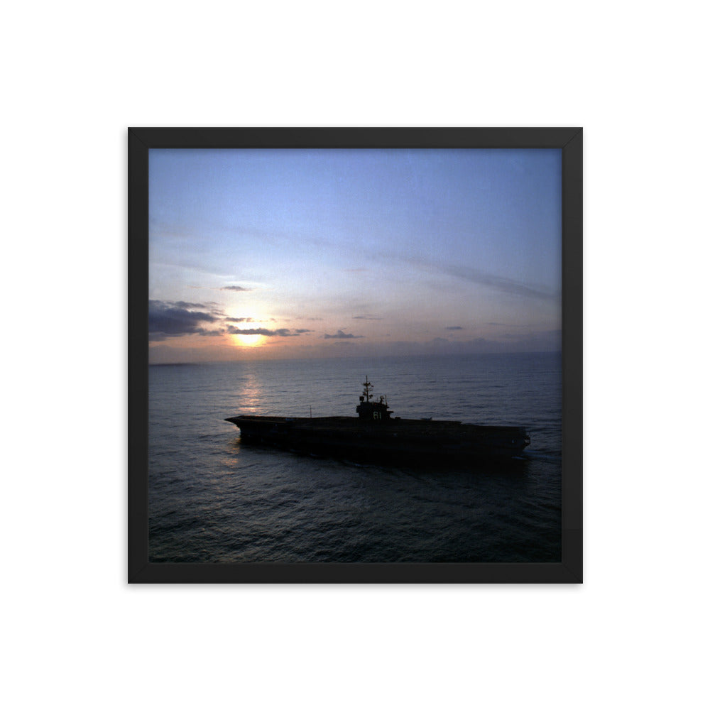 USS Ranger (CV-61) Framed Ship Photo