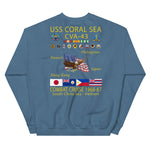 USS Coral Sea (CVA-43) 1966-67 Cruise Sweatshirt