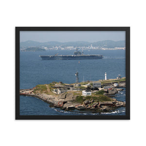 USS Kitty Hawk (CV-63) Framed Ship Photo