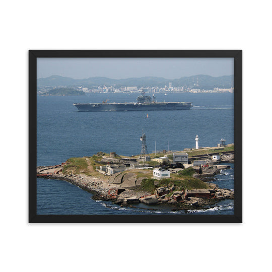 USS Kitty Hawk (CV-63) Framed Ship Photo