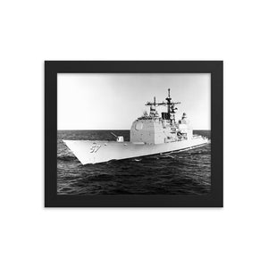 USS Lake Champlain (CG-57) Framed Ship Photo