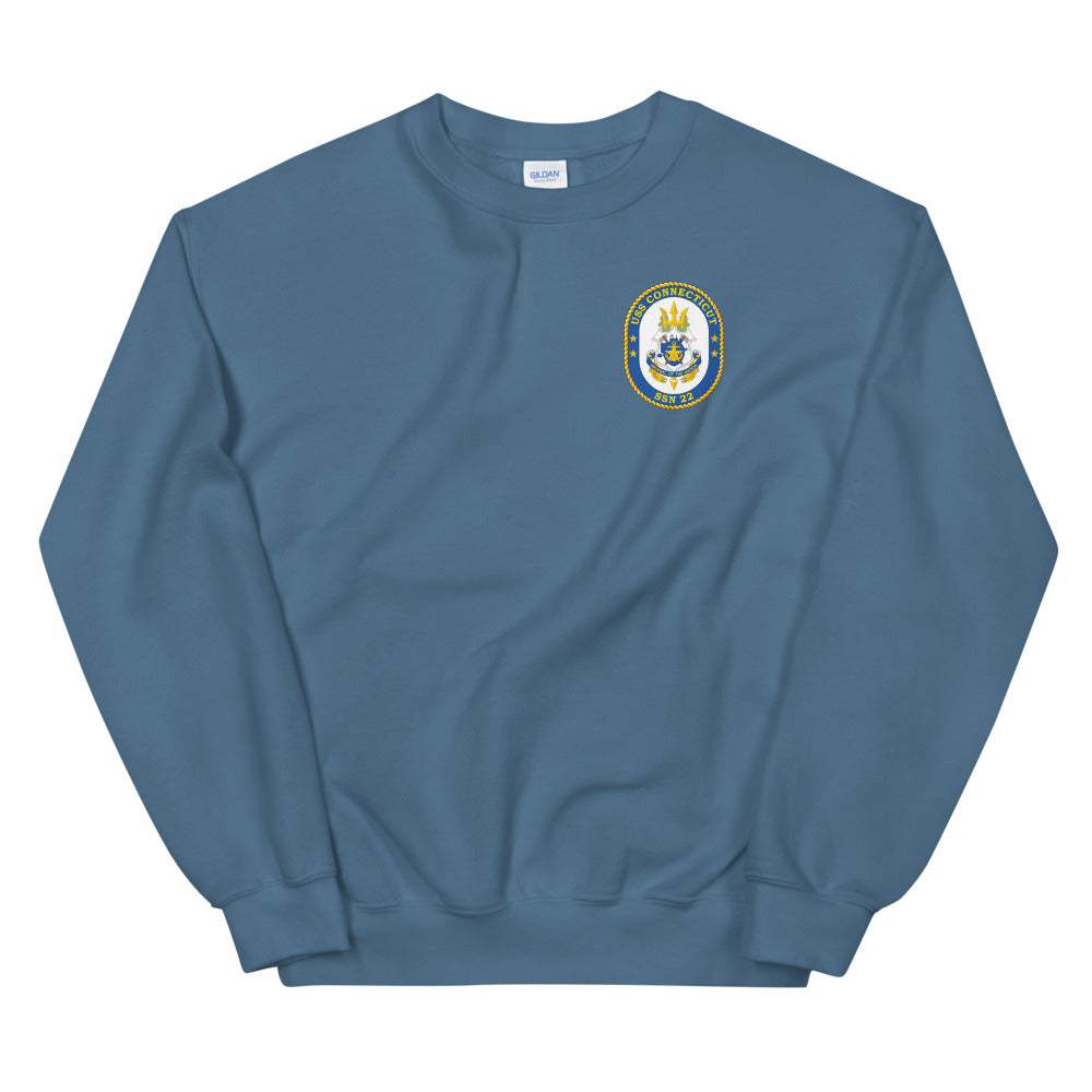 USS Connecticut (SSN-22) Ship's Crest Sweatshirt