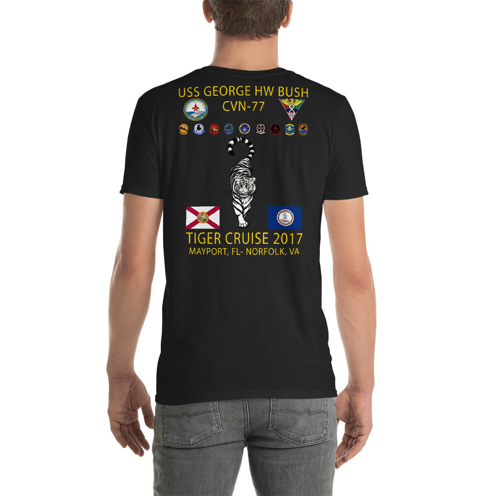 USS George H.W. Bush (CVN-77) 2017 Tiger Cruise Shirt
