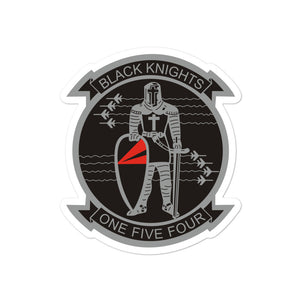 VFA-154 Black Knights Squadron Crest Vinyl Sticker