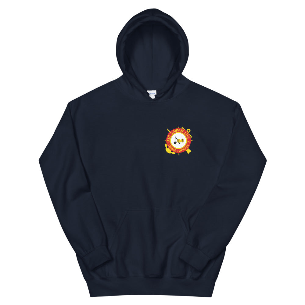 USS Saipan (LHA-2) Ship's Crest Hoodie