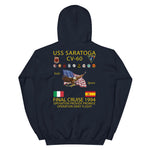 USS Saratoga (CV-60) 1994 Cruise Hoodie