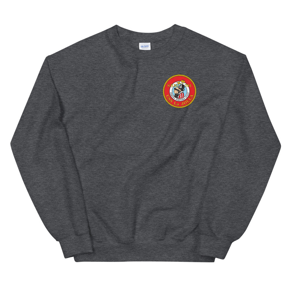 USS La Jolla (SSN-701) Ship's Crest Sweatshirt