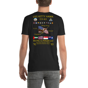 USS Kitty Hawk (CV-63) 1992-93 Cruise Shirt