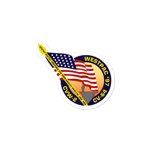 USS Constellation (CV-64) WESTPAC '97 Vinyl Sticker