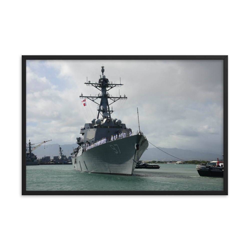USS Halsey (DDG-97) Framed Ship Photo