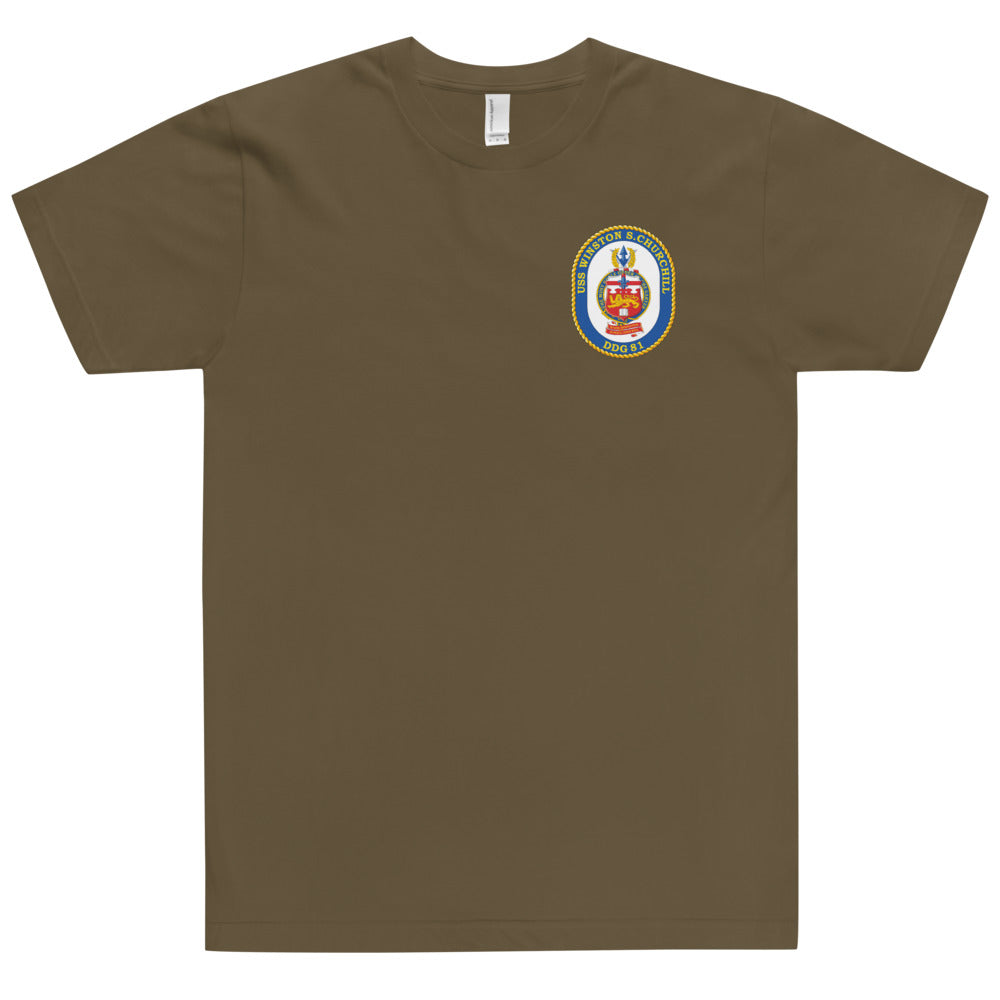 USS Winston S. Churchill (DDG-81) Ship's Crest Shirt