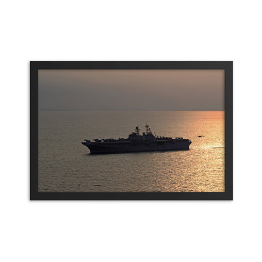 USS Bonhomme Richard (LHD-6) Framed Ship Photo