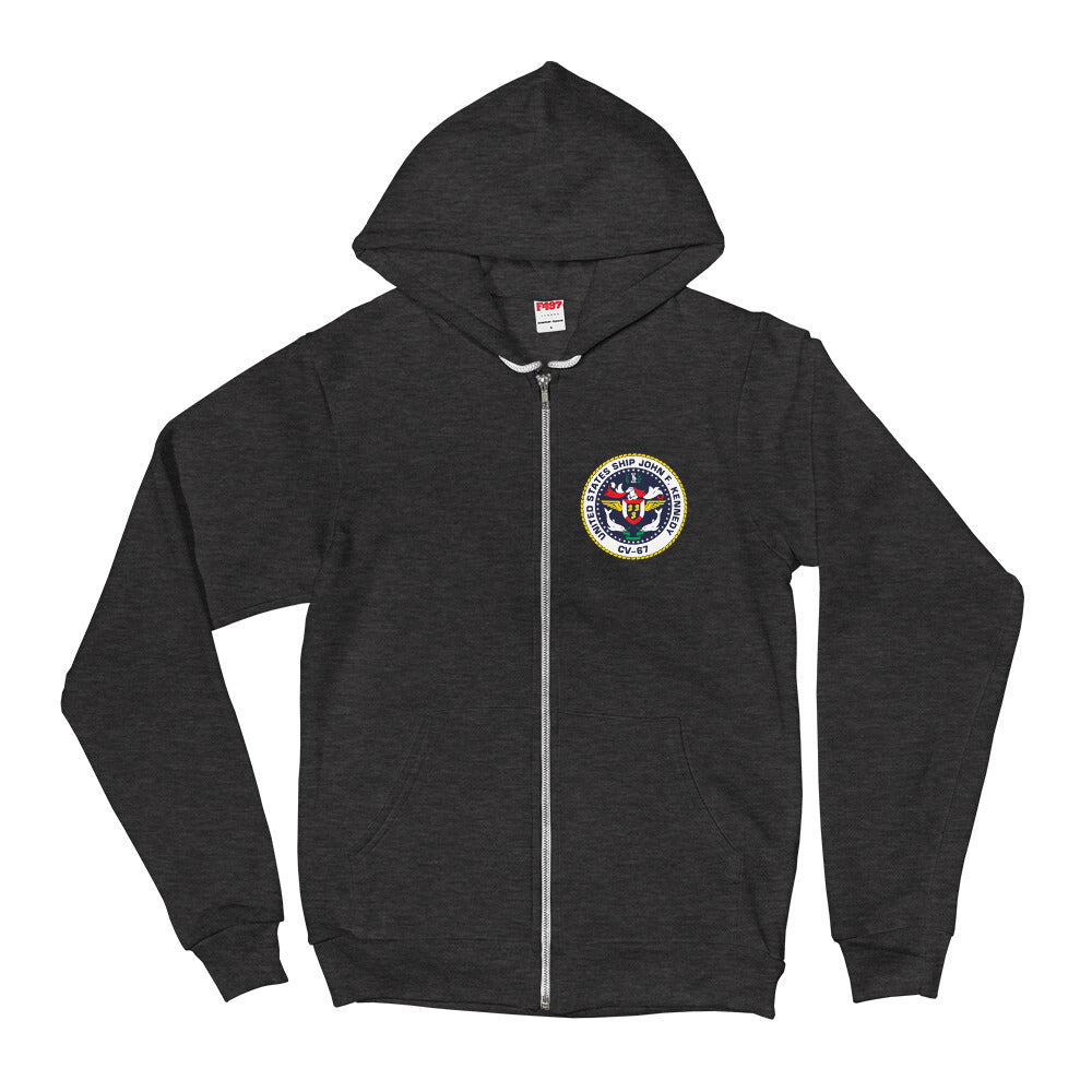 USS John F. Kennedy (CV-67) 1990-91 Cruise Zip Hoodie