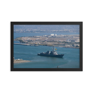 USS Dewey (DDG-105) Framed Ship Photo