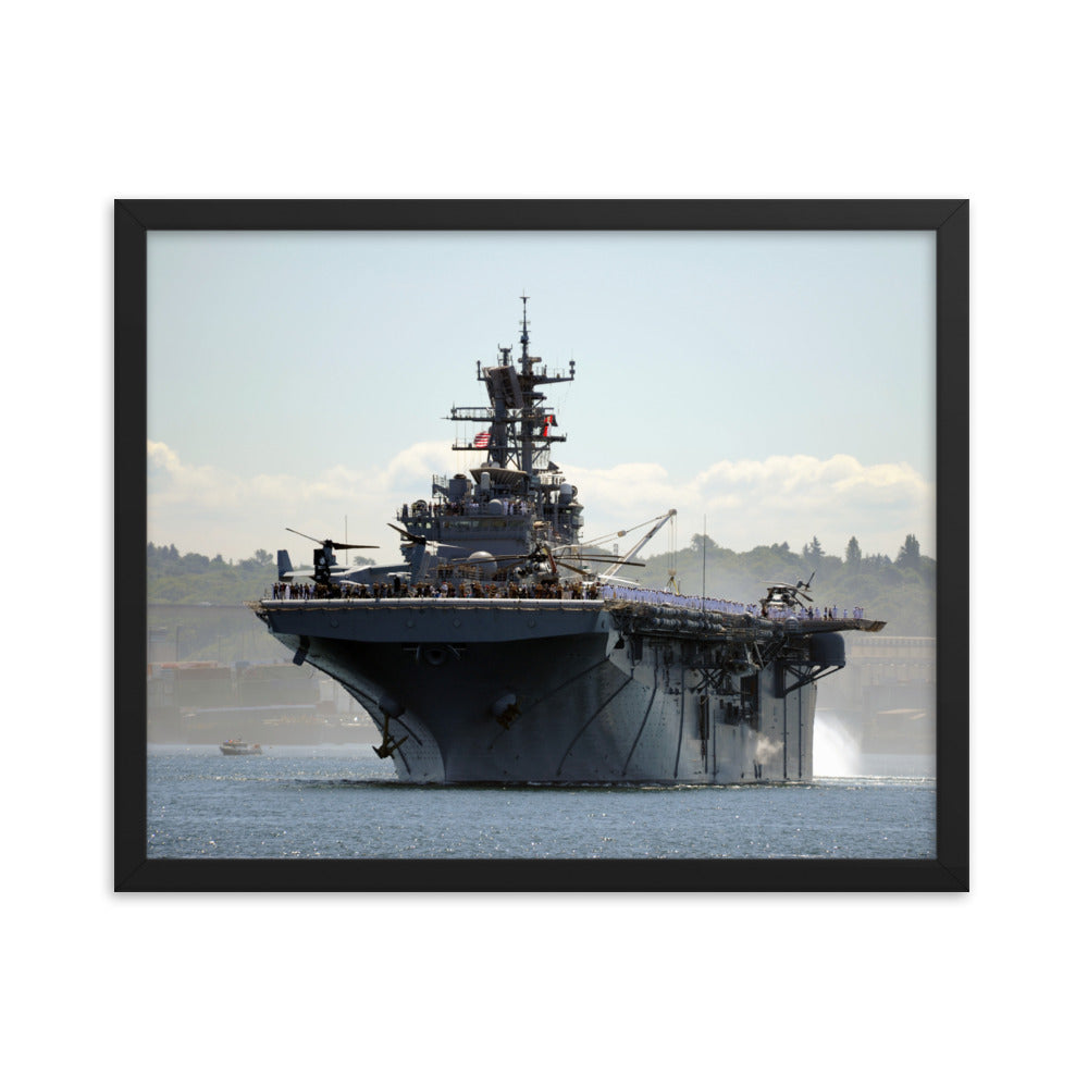 USS Bonhomme Richard (LHD-6) Framed Ship Photo
