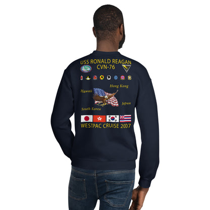 USS Ronald Reagan (CVN-76) 2007 Cruise Sweatshirt