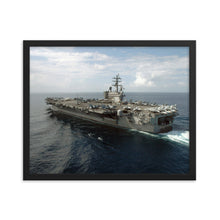 Load image into Gallery viewer, USS Ronald Reagan (CVN-76) Framed Ship Photo