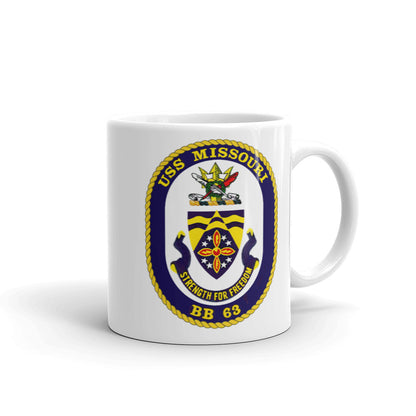 USS Missouri (BB-63) Ship's Crest Mug