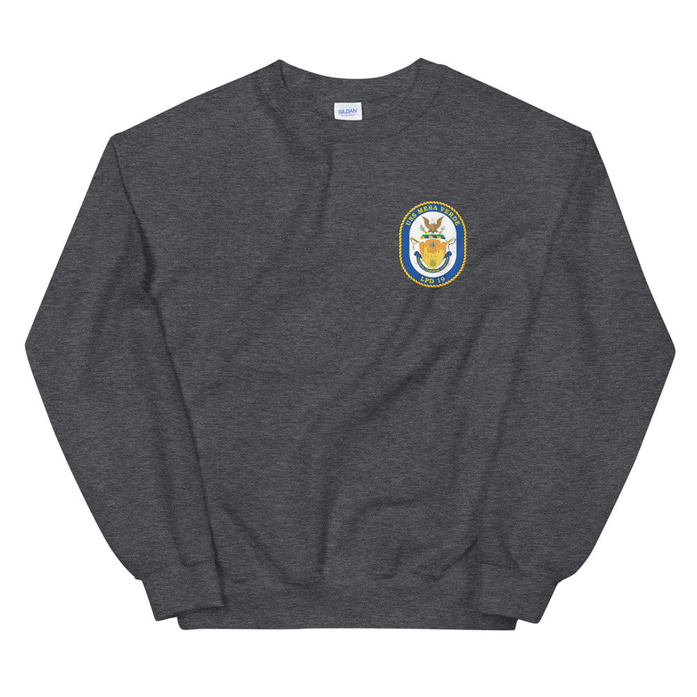 USS Mesa Verde (LPD-19) Ship's Crest Sweatshirt