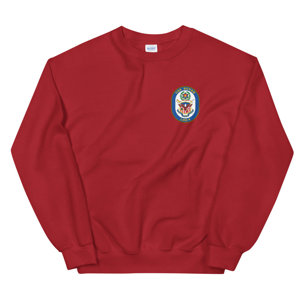 USS Boxer (LHD-4) Ship's Crest Sweatshirt