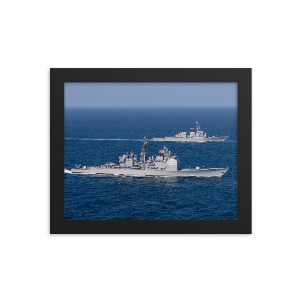 USS Mobile Bay (CG-53) Framed Ship Photo