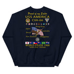 USS America (CVA-66) 1968 Cruise Sweatshirt - FAMILY