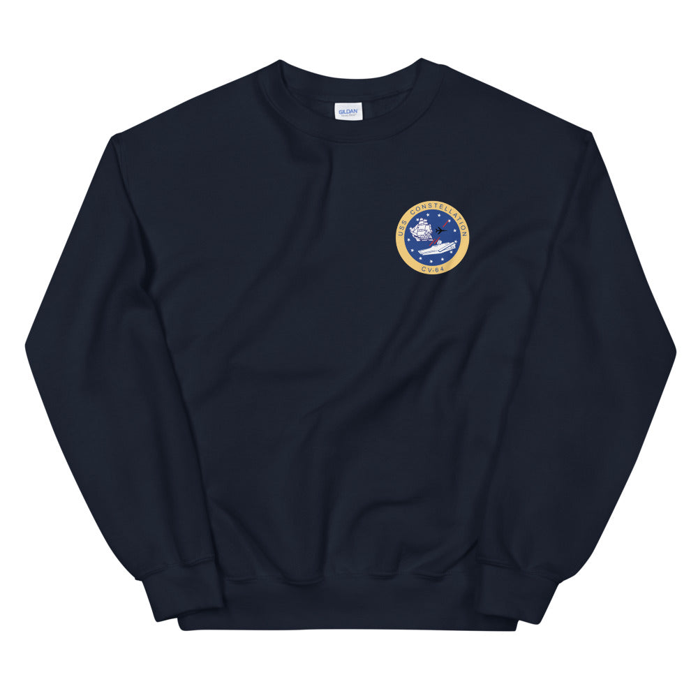 USS Constellation (CV-64) Ship's Crest Sweatshirt