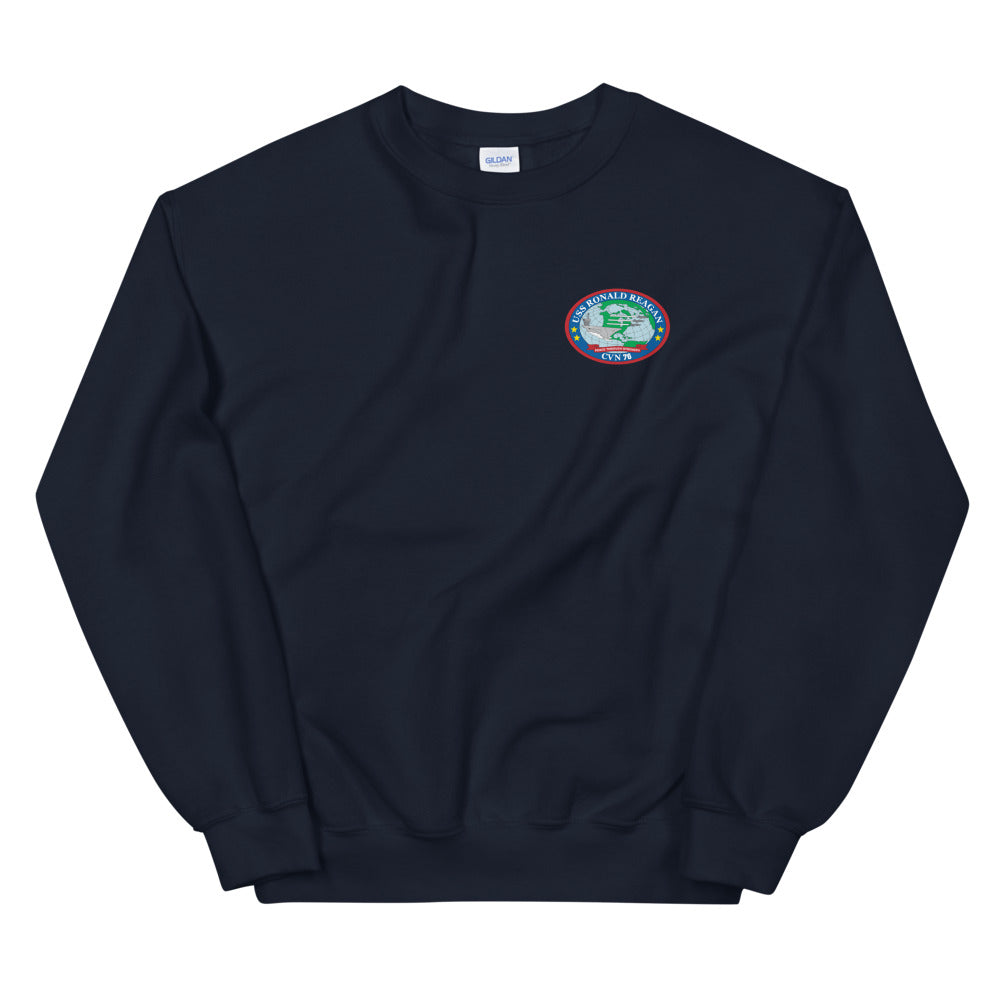USS Ronald Reagan (CVN-76) Ship's Crest Sweatshirt