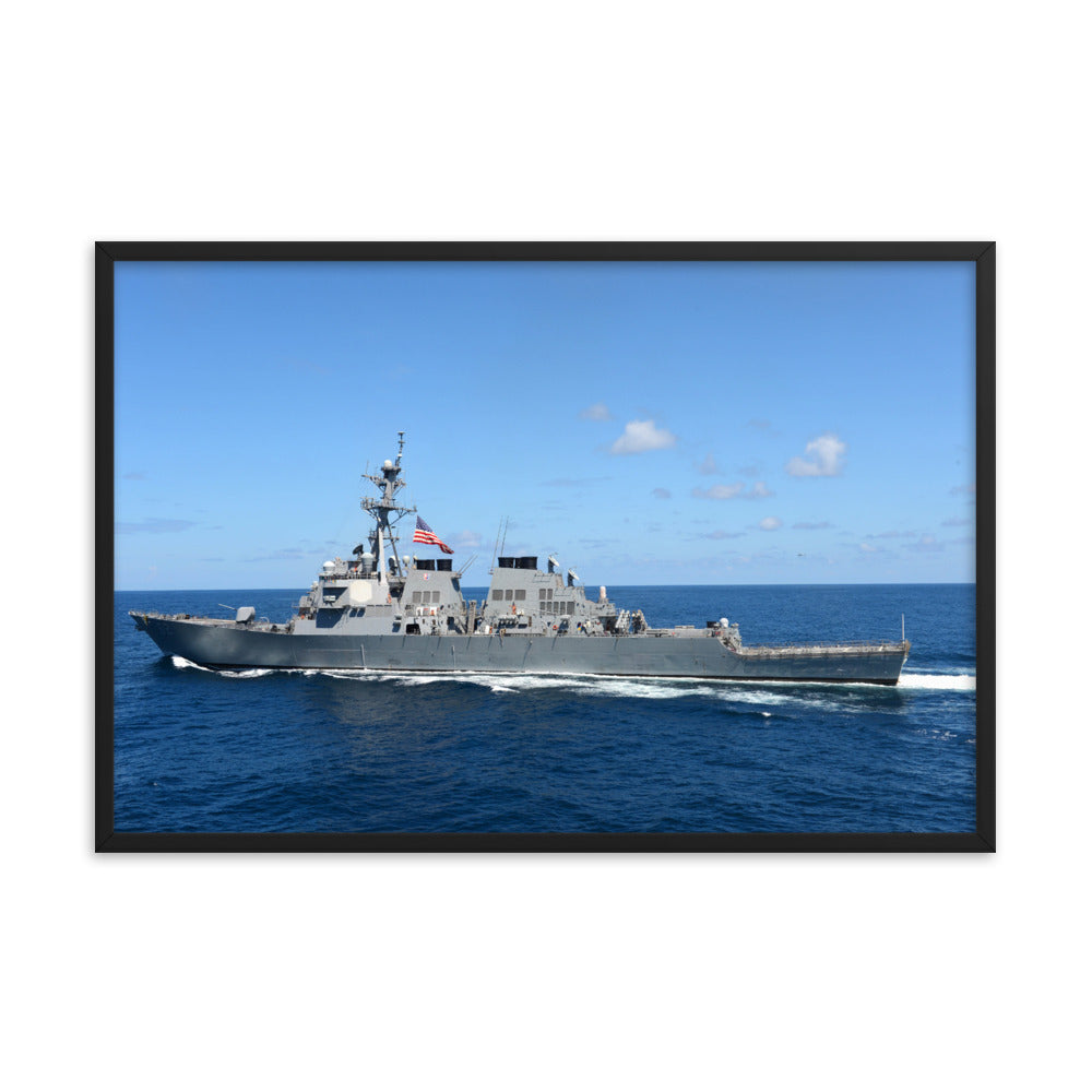USS Fitzgerald (DDG-62) Framed Ship Photo