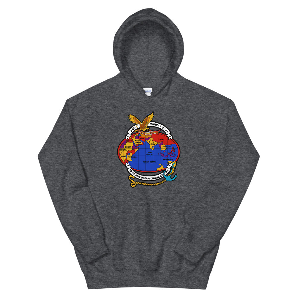 USS Midway (CV-41) Indian Ocean Cruise 1988-89 Hoodie