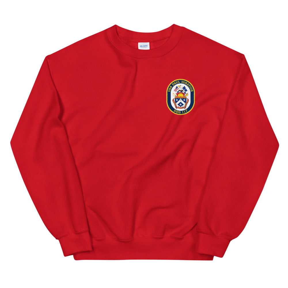 USS Paul Ignatius (DDG-117) Ship's Crest Sweatshirt
