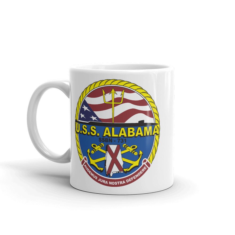 USS Alabama (SSBN-731) Ship's Crest Mug