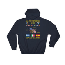 Load image into Gallery viewer, USS Independence (CV-62) 1982 Cruise Hoodie