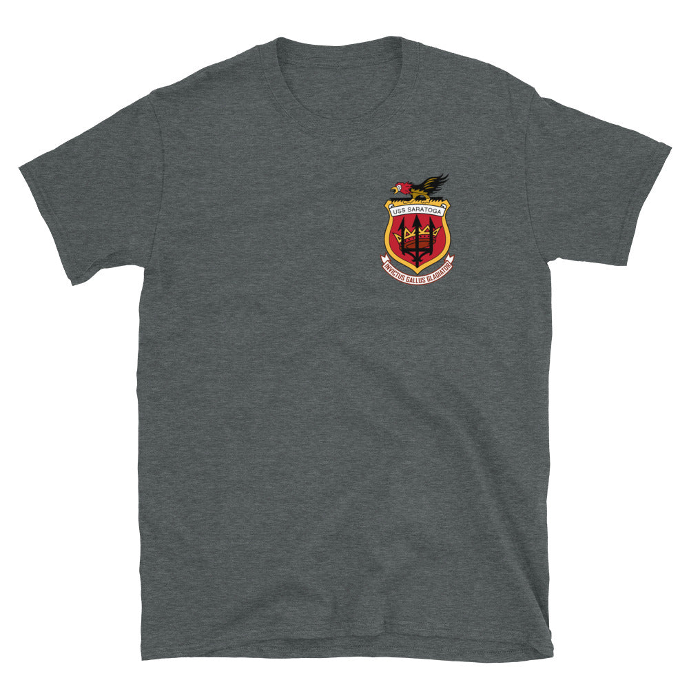 USS Saratoga (CV-60) Shooters Union Local 60 T-Shirt