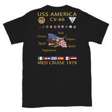 Load image into Gallery viewer, USS America (CV-66) 1979 Cruise Shirt
