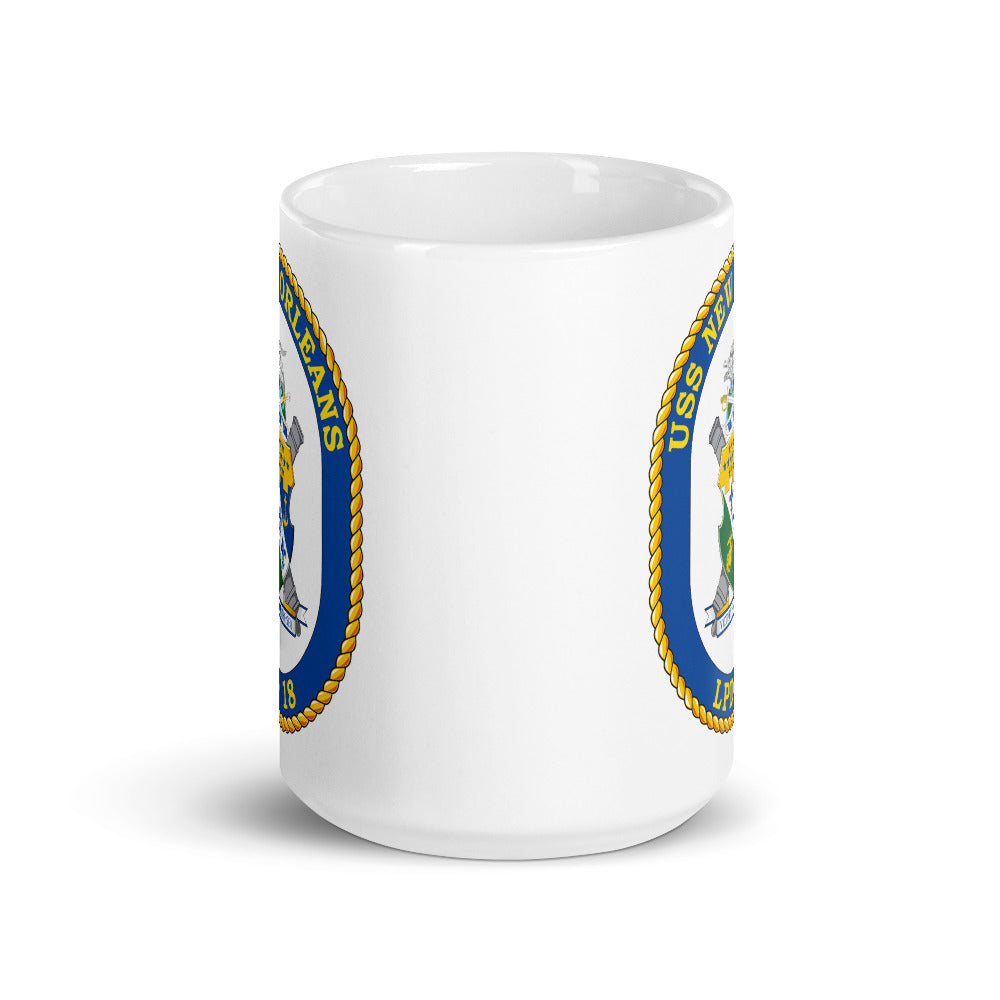 USS New Orleans (LPD-18) Ship's Crest Mug