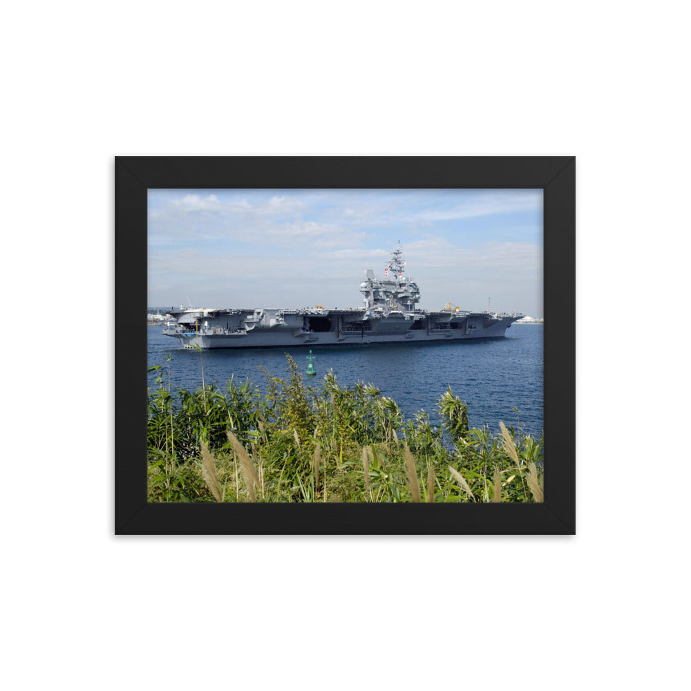 USS Kitty Hawk (CV-63) Framed Ship Photo
