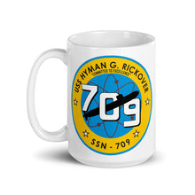 Load image into Gallery viewer, USS Hyman G. Rickover (SSN-709) Ship&#39;s Crest Mug