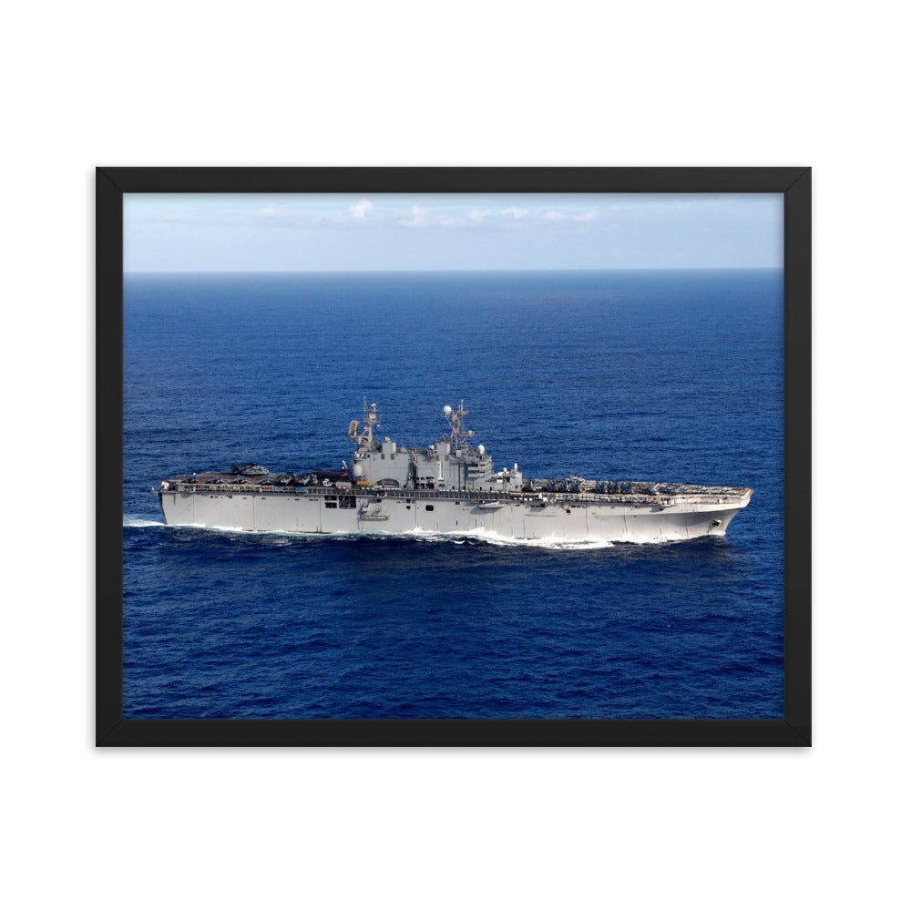 USS Tarawa (LHA-1) Framed Ship Photo