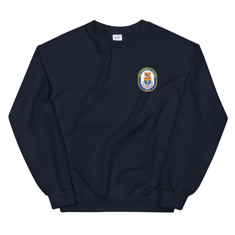 USS Thomas S. Gates (CG-51) Ship's Crest Sweatshirt