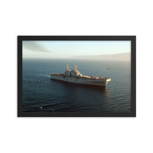 USS Peleliu (LHA-5) Framed Ship Photo